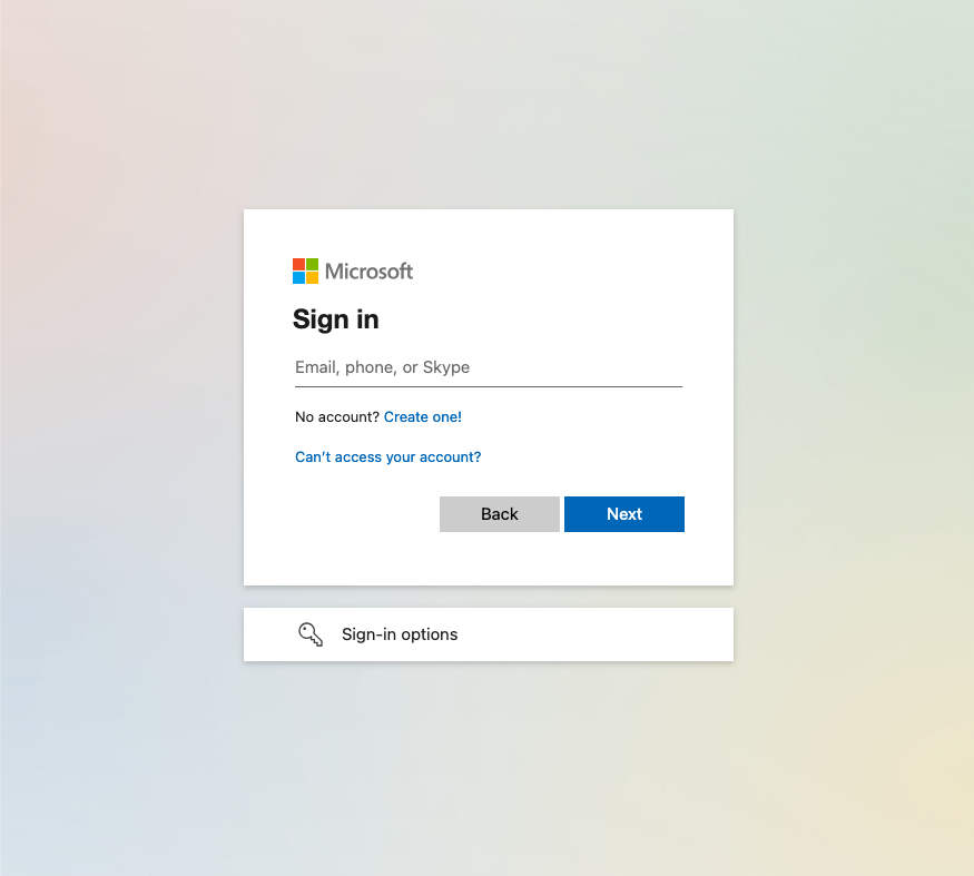 وارد کردن آدرس ایمیل