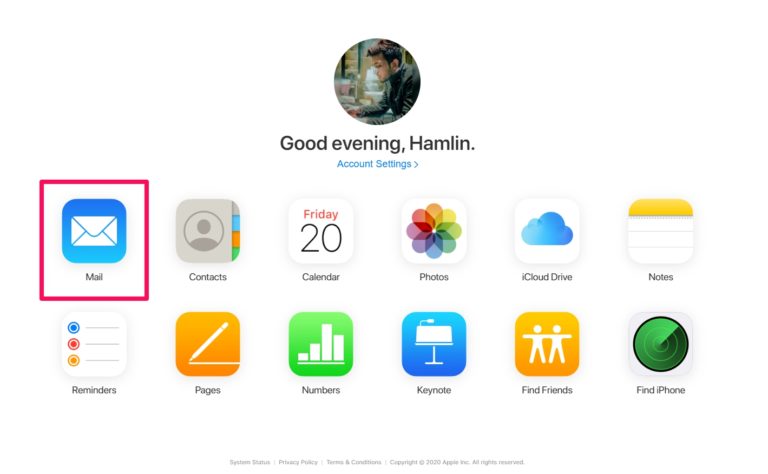 ورود به بخش ایمیل