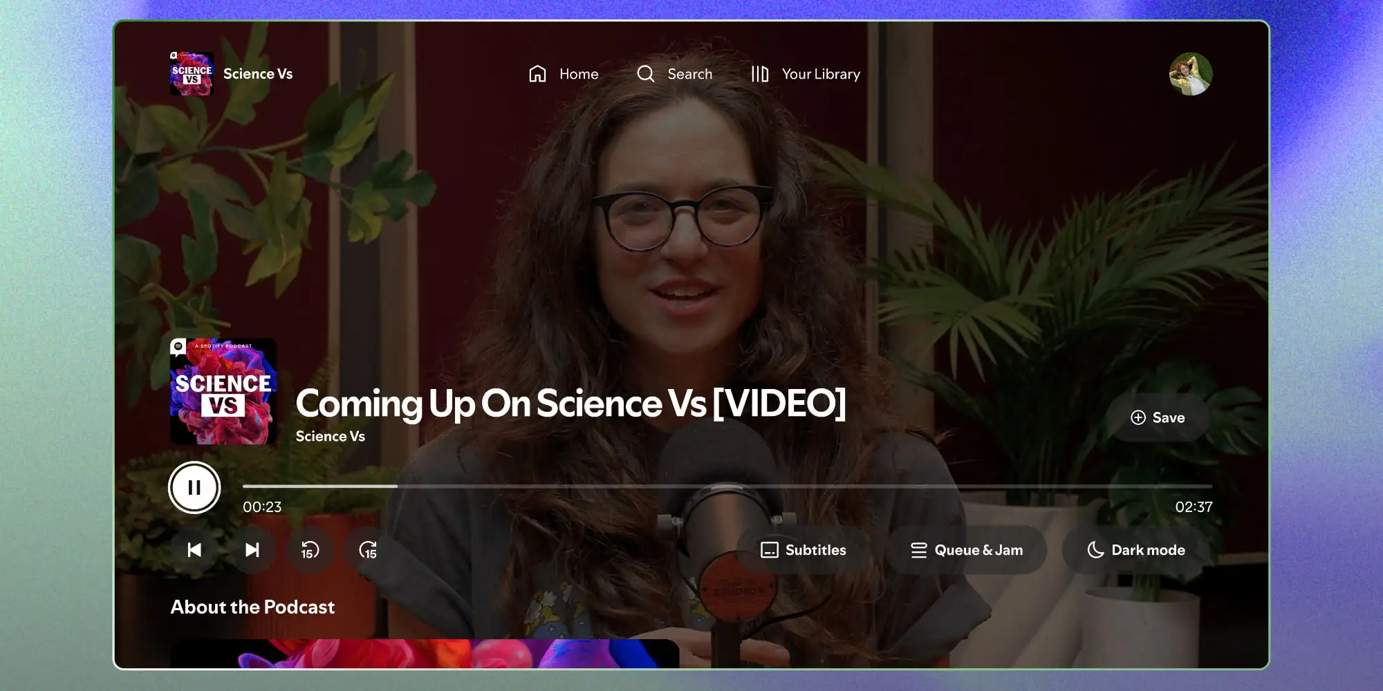 پادکست اسپاتیفای روی اپل تی وی