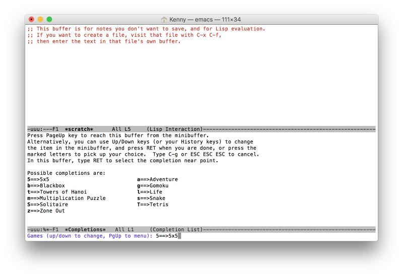 اجرای بازیهای سرگرمکننده در ترمینال