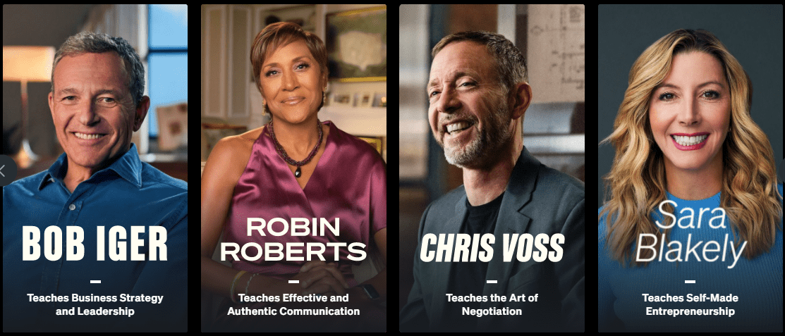 مدرسین مسترکلاس چه کسانی هستند