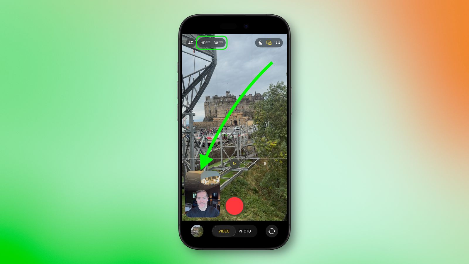 نحوه استفاده از ویژگی Dual Capture در آیفون 17