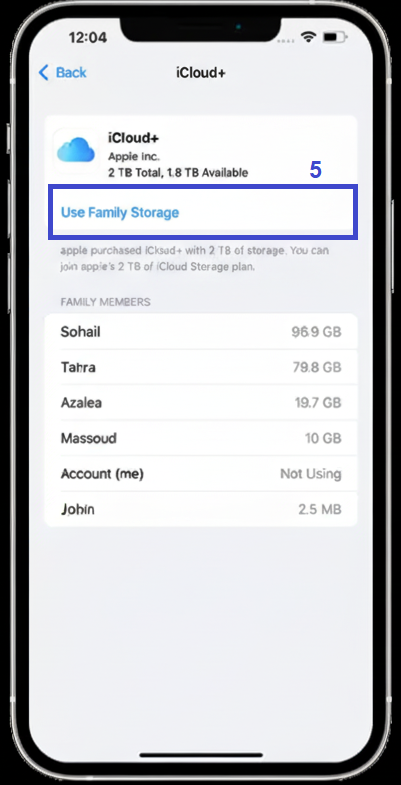اشتراکگذاری با خانواد
