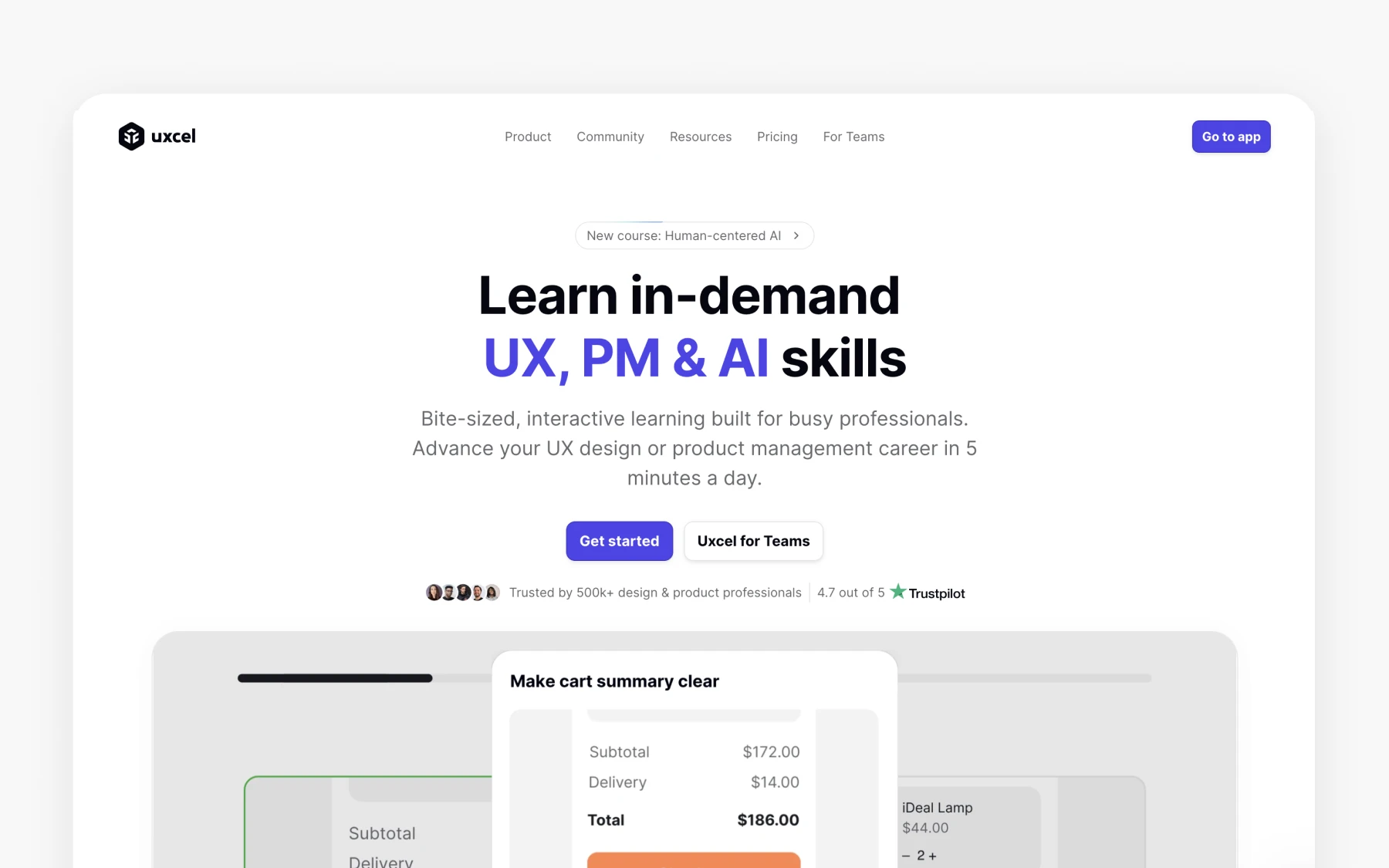 Uxcel؛ پلتفرم آموزشی جایگزین برای طراحی UX، مدیریت محصول و مهارتهای هوش مصنوعی