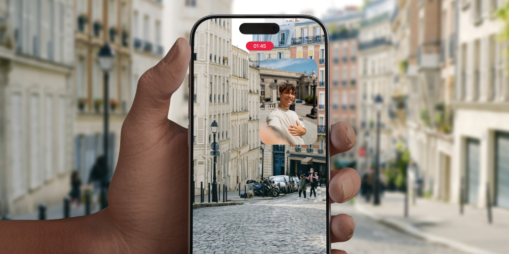 راهنمای استفاده از قابلیت فیلمبرداری همزمان از هر دو دوربین در آیفون