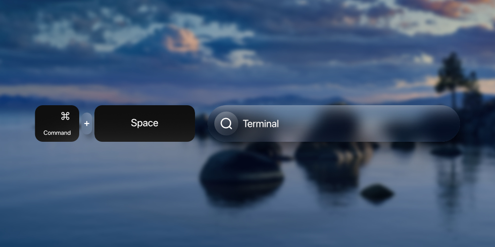 باز کردن Terminal در مک